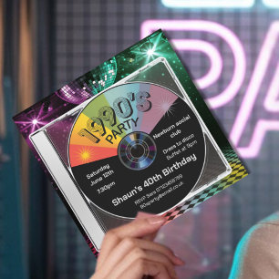 1990's party, terug naar de jaren negentig, jaren  kaart