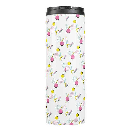 1990s Retro Memphis Pattern Thermosbeker (Achterkant)