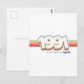 1991 De geboorte van legendes Briefkaart (Voorkant / Achterkant)