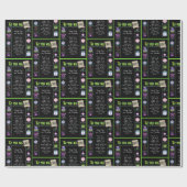 1991 Geboortejaar Trivia Cadeaupapier (Vlak)