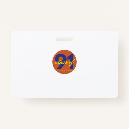 1991 klassenreünie badge (Voorkant)