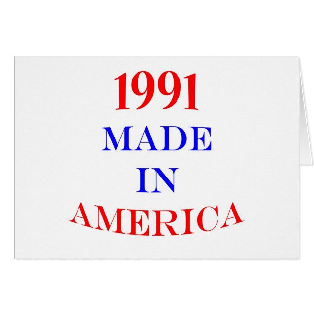 1991 Made in America (Voorkant Horizontaal)