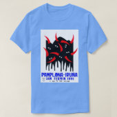 1991 Pamplona Spanje T-shirt (Design voorkant)