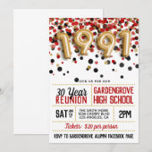 1991 Reunion middelbare school Kaart (Voorkant / Achterkant)