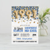 1991 Reunion middelbare school Kaart (Staand voorkant)