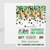 1991 Reunion middelbare school Kaart (Voorkant / Achterkant)