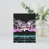 1991 Tech noir Briefkaart (Staand voorkant)