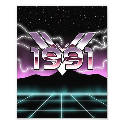 1991 Tech noir Foto Afdruk (Voorkant)