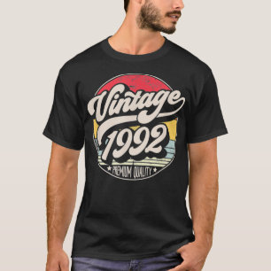  1992 29ste verjaardag, Retro Sunset Style Des T-shirt