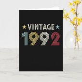 1992 30e verjaardag Gift 30 jaar Kaart (Gele Bloem)