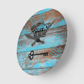 1992  acrylwandklok ronde klok (Hoek)