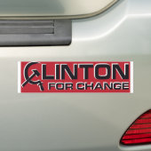1992 Anti-Clinton Bumpersticker (Op auto)