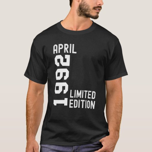 1992 April Happy Birthday Party T-shirt (Voorkant)