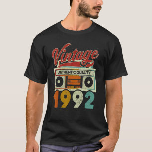  1992 Authentic Quality 1992 30th Birthday T-shirt