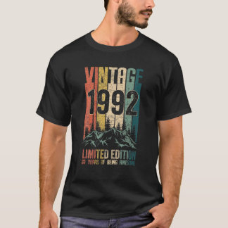  1992 Birthday Gifts Limited Edition 30 Yea T-shirt