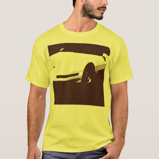 1992 Corvette Classic Pop Art T-shirt (Voorkant)
