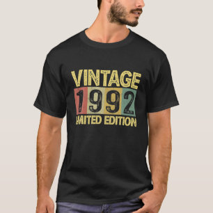 1992 dag 30 jaar oud grappig 30ste verjaardag t-shirt