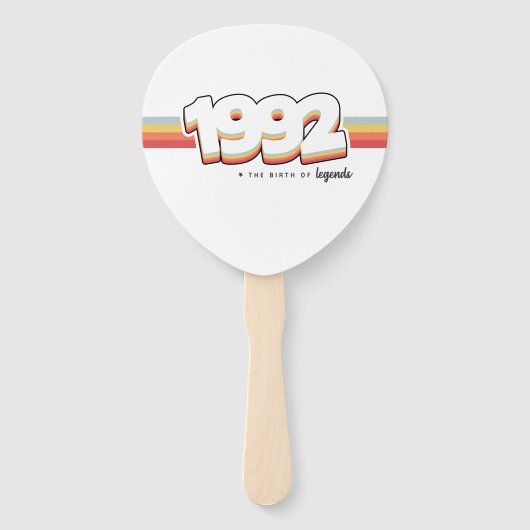 1992 De geboorte van legenden Handwaaier (Voorkant)