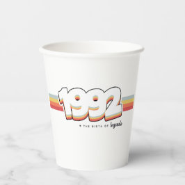 1992 De geboorte van legenden Papieren Bekers