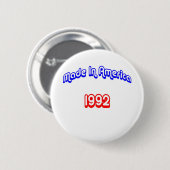 1992 in Amerika Ronde Button 5,7 Cm (Voorkant /achterkant)