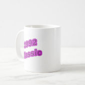 1992 Klassiek Paars Koffiemok (Voorkant links)