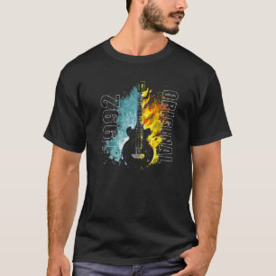 1992 Originele Pret Fun Kleurrijke Retro Vlammen K T-shirt