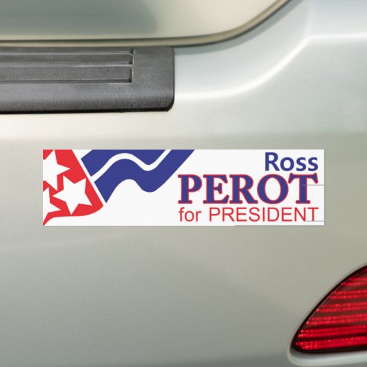 1992 Ross Perot for President Bumpersticker (Op auto)