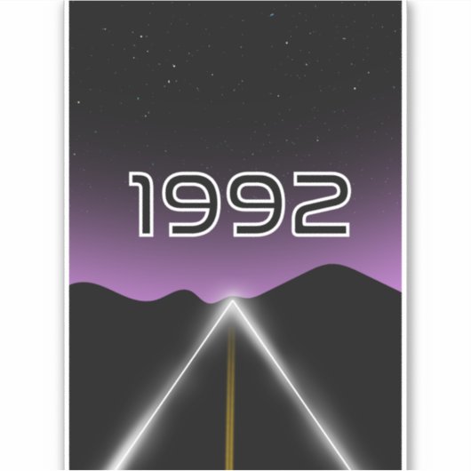 1992 Tellers Sticker (Voorkant)