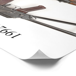 1992 Tula AKS-74U aanvalsgeweer Poster