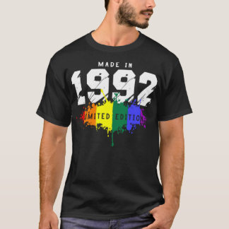 1992 Verjaardag homo LGBT T-shirt