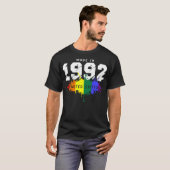 1992 Verjaardag homo LGBT T-shirt (Voorkant volledig)
