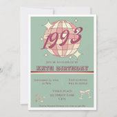  1993 27e 28e verjaardagsfeestje Uitnodiging (Voorkant)