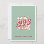 1993 27e 28e verjaardagsfeestje Uitnodiging (Achterkant)