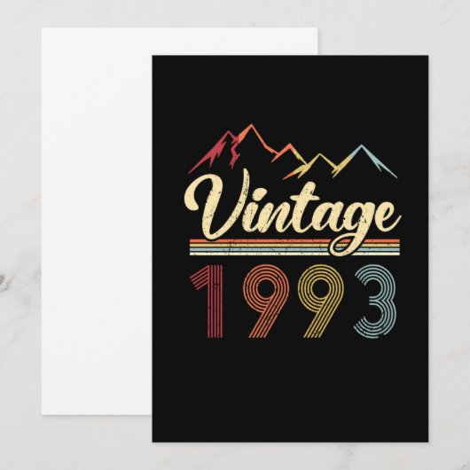  1993 28e verjaardag van de teruggave van 28 jaar kaart (Voorkant / Achterkant)