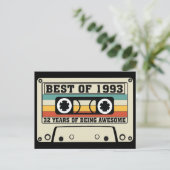 1993 32 jaar geweldige feestdagenkaart (Staand voorkant)