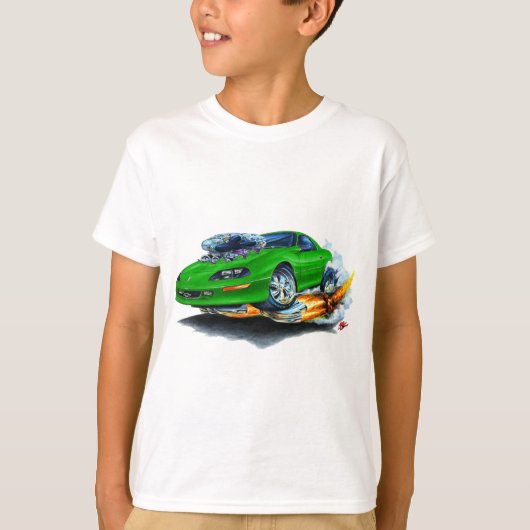 1993-97 Camaro Green Car T-shirt (Voorkant)
