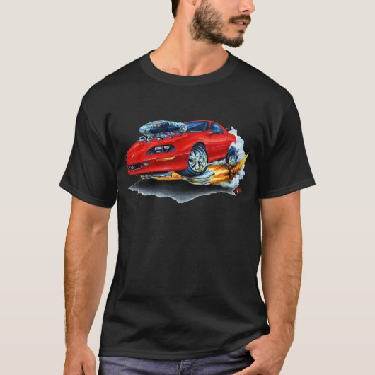 1993-97 Camaro Red Car T-shirt (Voorkant)