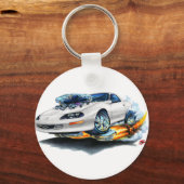 1993-97 Camaro White Car Sleutelhanger (Voorkant)