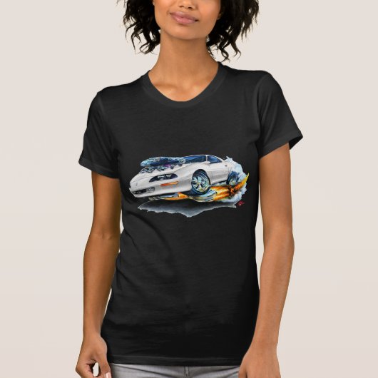 1993-97 Camaro White Car T-shirt (Voorkant)