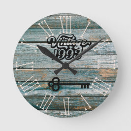 1993  acrylwandklok ronde klok