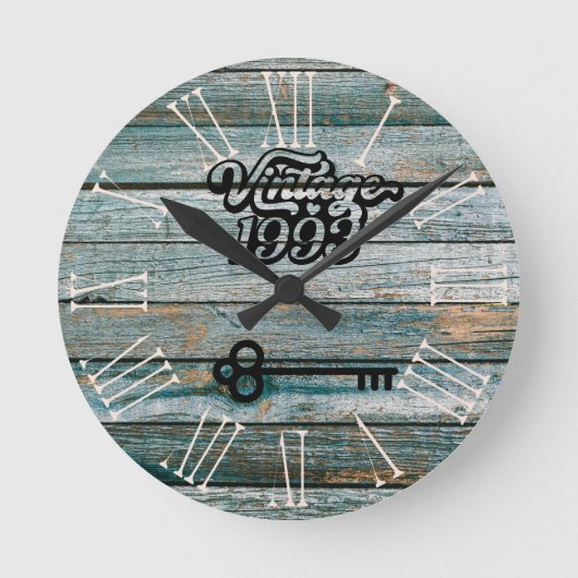 1993  acrylwandklok ronde klok (Voorkant)