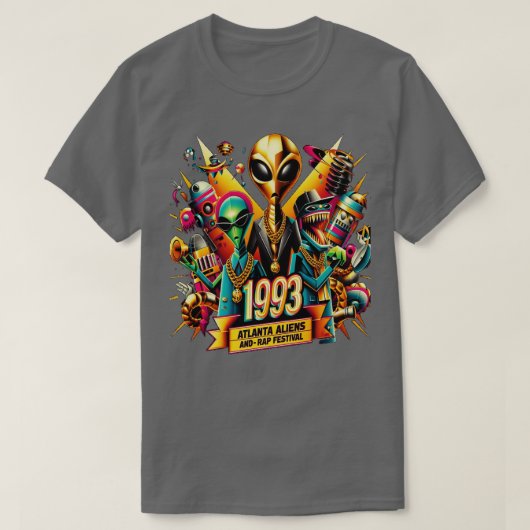 1993 Atlanta s en Rap Festival TShirt (Design voorkant)