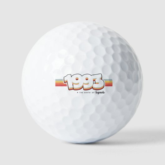 1993 De geboorte van legenden Golfballen (Voorkant)