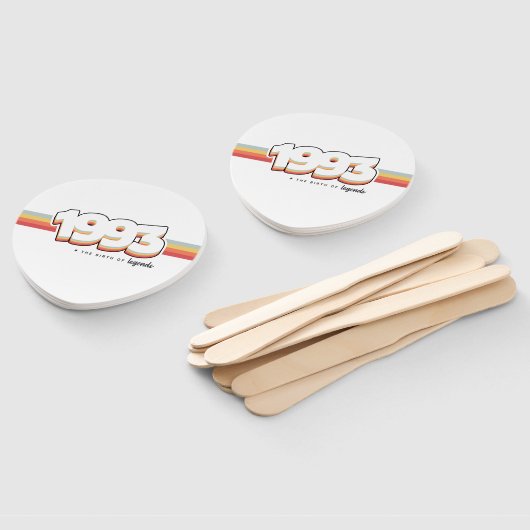 1993 De geboorte van legenden Handwaaier (Niet-gemonteerd)