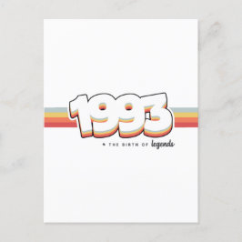 1993 De geboorte van legendes Briefkaart