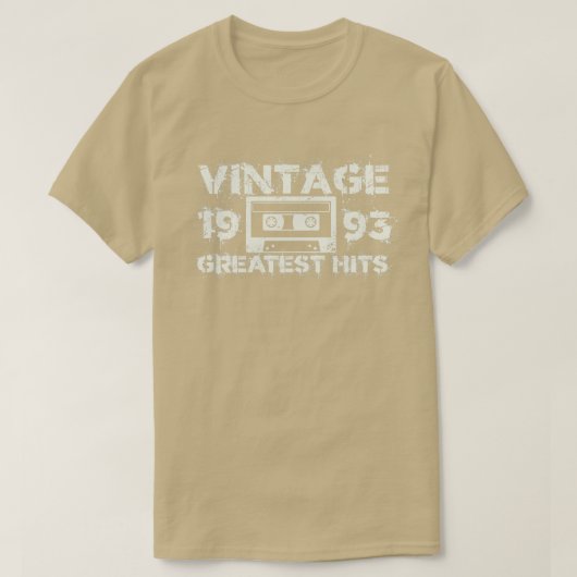 1993 Grootste Hits  Wit T-shirt (Design voorkant)