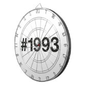 1993 Hashtag 32 Verjaardag Jubileum Dartbord (Voorkant Rechts)