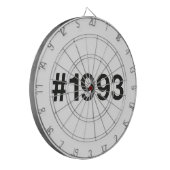 1993 Hashtag 32 Verjaardag Jubileum Dartbord (Voorkant Links)