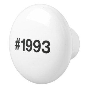 1993 Hashtag 32 Verjaardag Jubileum Keramische Knop