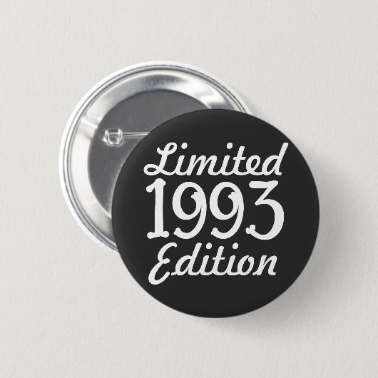 1993 Limited Edition 30th Birthday Button (Voorkant /achterkant)